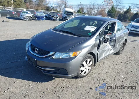 2013 Honda Civic Lx z USA, uszkodzony, nr VIN 2HGFB2F52DH571883